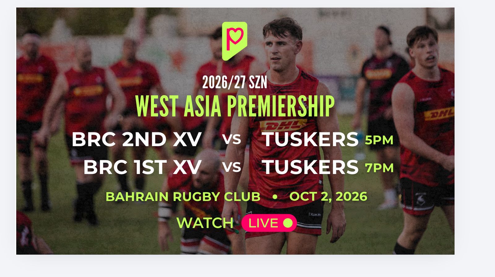 BRC vs Tuskers - Rugby WAP Bahrain